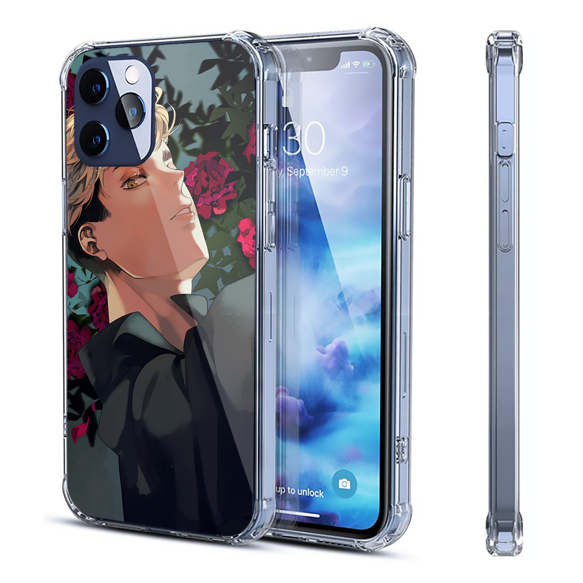 （画像用） ハイキュー!! Haikyu!! 【iPhone 12シリーズ対応】透明スマホケース（クリアソフトケース）
